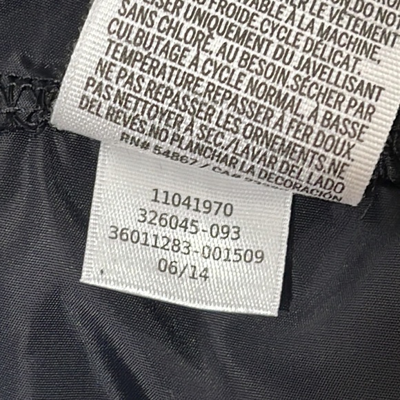 VICTORIA’S SECRET PINK Windbreaker Black Hooded Rain Jacket Half Zip Size XS - S - Picture 4 of 4